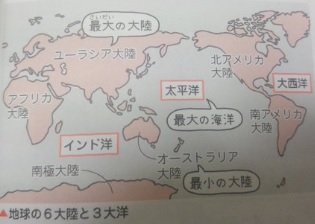 世界の人口 国の数 地理 6大陸と3大洋 等 世界について