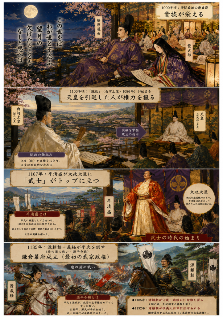 保護中: 日本史集団授業・応用編４：平安後期（1000年頃）～鎌倉時代